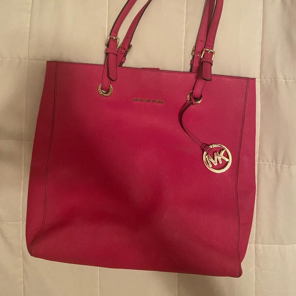 Michael Kors patent leather handbag